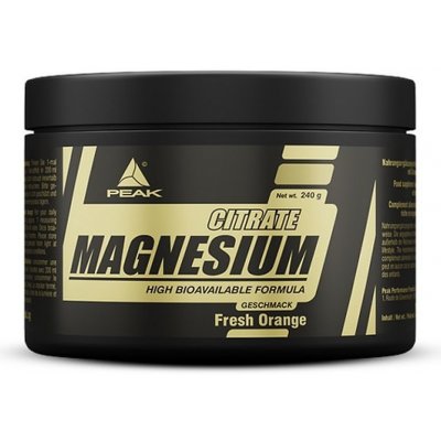 Peak Nutrition Peak Magnesium citrate Lemon 240 g – Hledejceny.cz