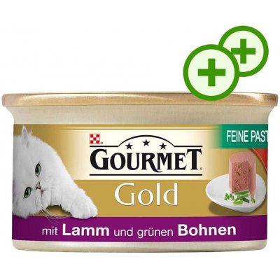 Gourmet Gold jemná jehněčí & zelené fazolky 12 x 85 g