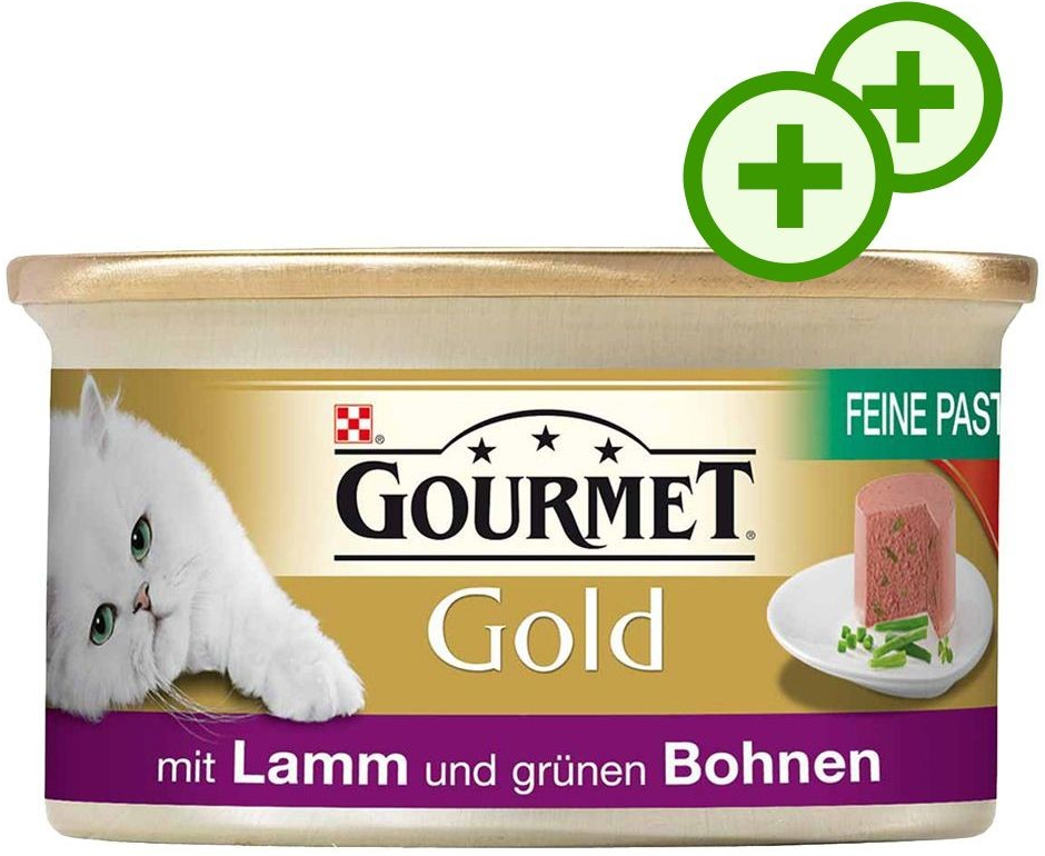 Gourmet Gold jemná jehněčí & zelené fazolky 12 x 85 g