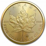 Royal Canadian Mint Maple Leaf zlatá mince 50 CAD stand 1 oz – Zboží Mobilmania