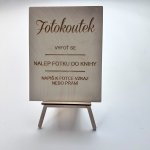 Woodenfuture Dřevěná cedulka FOTOKOUTEK – Zbozi.Blesk.cz