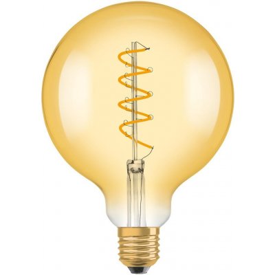 Osram LED žárovka LED E27 G125 4,5W = 28W 300lm 2000K Teplá bílá 300° Filament Vintage 1906 Stmívatelná OSRVING0025