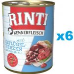 Rinti Kennerfleisch drůbeží srdíčka 6 x 400 g – Hledejceny.cz