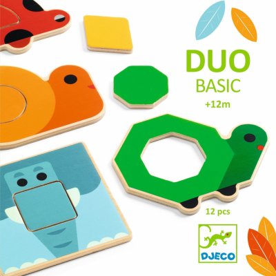 Djeco Puzzle Duo Basic Vyplň zvířátka – Zbozi.Blesk.cz