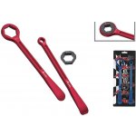 ACCEL sada montážních pák na pneumatiky (23+24cm) ALU7075 kované s klíči 10,13,27,32 mm barva světle modrá (montážní páka na pneu) | Zboží Auto
