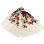 dámský letní barevný sátek v motivu růže tmavě modrá – Zboží Mobilmania