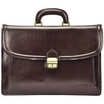Gregorio pánská kožená aktovka 202 tmavě hnědá – Zboží Dáma