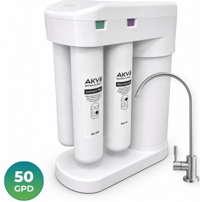 AKV RO TYTAN-50 White kompaktní filtr reverzní osmózy 50 GPD – Hledejceny.cz