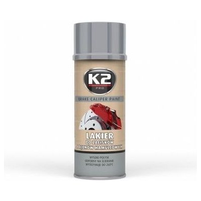 K2 Brake Caliper Paint (stříbrná), 400ml | Zboží Auto