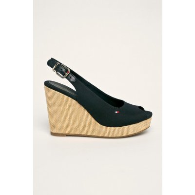 Tommy Hilfiger Iconic Elena Sling Back Wedge FW0FW04789 Desert Sky DW5 – Zbozi.Blesk.cz