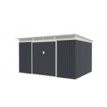 G21 Zahradní domek GRAH 915 - 340 x 269 cm antracitový – Zboží Dáma