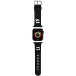 Karl Lagerfeld Karl and Choupette Head NFT Řemínek pro Apple Watch 42/44/45/49 Black KLAWLSLKCNK – Zboží Živě