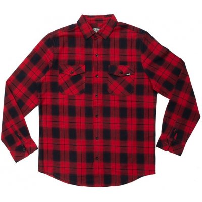 Fallen košile Light Shirt Flannel Red Black