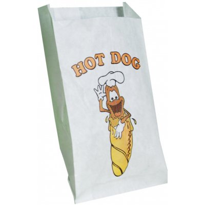 Papírový sáček na hot dog