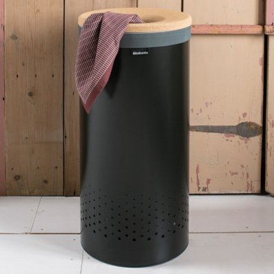 Brabantia 35L, černá/ korkové víko 120008 – Zboží Mobilmania