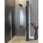 Aqualine Pilot 80 cm sprchové dveře otočné dvojkřídlé PT082 – Zboží Mobilmania