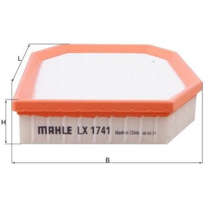 Vzduchový filtr MAHLE LX 1741 – Hledejceny.cz