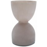 Sandra Rich Skleněná váza Sandglass, ø 13,5 × 23 cm, šedá 19048-23-12 – Hledejceny.cz