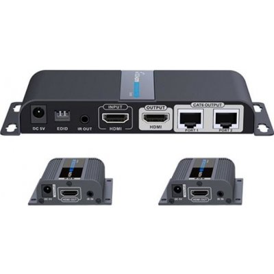 PremiumCord HDMI 1-2 splitter+extender po CAT6/6a/7, FULL HD, 3D KHSPLIT2G – Zboží Živě