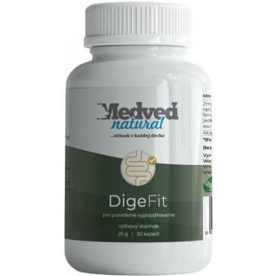 Medveď natural DigeFit 30 kapslí – Hledejceny.cz