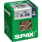 Spax Yellox Univerzální vrut, ø 5 × 35 mm, PZ2, zápustná hlava, 100 ks 4081020500357 – Hledejceny.cz