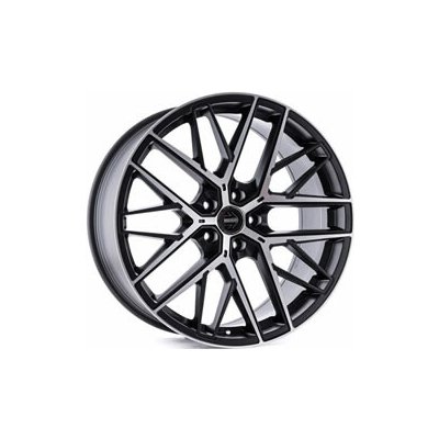 DIEWE RFX01 10x21 5x130 ET45 matt black polished – Sleviste.cz