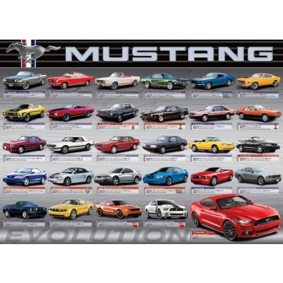 EuroGraphics Vývoj Fordu Mustang 1000 dílků – Zbozi.Blesk.cz