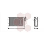 Výměník tepla pro vnitřní vytápění VAN WEZEL 40006240 | Zboží Auto