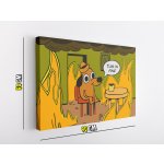 MeMeMerch Obraz This is Fine Velikost obrazu: 90x60 cm – Zboží Dáma