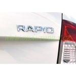 Škoda Rapid-Zadní nápis RAPID original stříbrný 5JA853687A 2ZZ | Zboží Auto