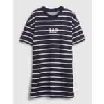 GAP ětdské pruhované šaty tmavě modrá – Zboží Dáma