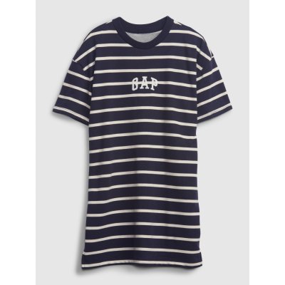 GAP ětdské pruhované šaty tmavě modrá – Zboží Dáma
