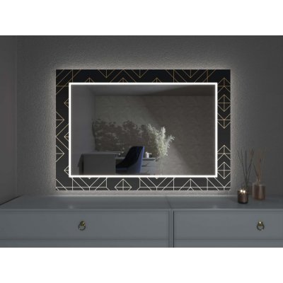 Artalo LED zrcadlo s dekorem D10 70 x 50 cm – Zboží Mobilmania