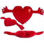 GiftyCity polštář Srdce s rukama 70cm – Zboží Dáma
