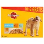 Pedigree Junior kuřecí a jehněčí & drůběží a hovězí s rýží v želé 12 x 100 g – Hledejceny.cz