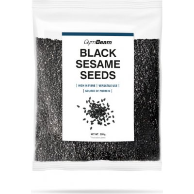GymBeam Černý sezam 200 g – Sleviste.cz
