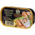 Kaiser Franz Josef Exclusive Tresčí játra ve vlastním oleji s olivou 115 g – Zboží Mobilmania