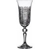 Sklenice Pb Crystal Broušené sklenice Laura na šampaňské flétny 6 ks 150 ml