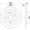 Brzdový kotouč HELLA PAGID Brzdový kotouč PRO - 276 mm HPG 8DD 355 118-351