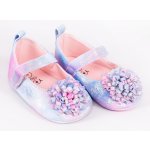 YO capáčky kojenecké botičky/balerínky třpytivé s květem na suchý zip – Zboží Dáma