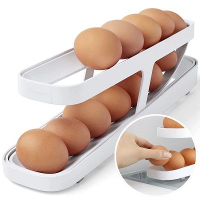 De Gusto automatický podavač vajec Egg Slider 36 x 8 x 10 cm, bílá – HobbyKompas.cz