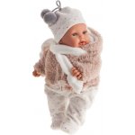 Antonio Juan Realistická miminko holčička Kika v zimním oblečku – Zboží Mobilmania