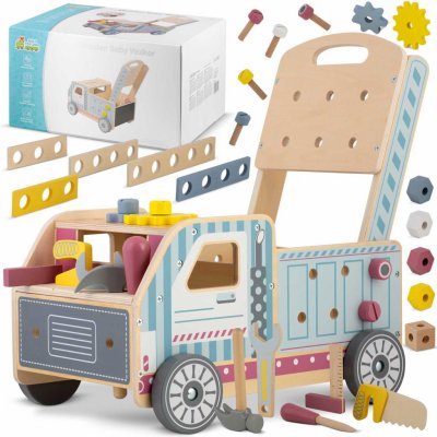 Ricokids Drevené chodítko s náradím – Zboží Dáma