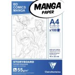 Clairefontaine Papíry na ilustraci Manga bílé s rámečkem 55g/m2 100 ks A4 Stoaryboard – Hledejceny.cz