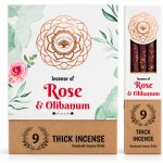 Green Tree Indické vonné tyčinky Rose & Olibanum 9 ks – Hledejceny.cz