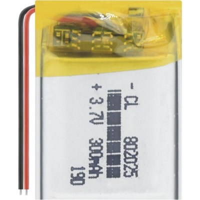 Li-Pol baterie 300mAh, 3.7V, 802025 | Zboží Auto