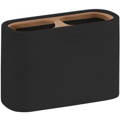 Gedy NINFEA sklenka na postavení černá bambus 139814 – Zboží Dáma