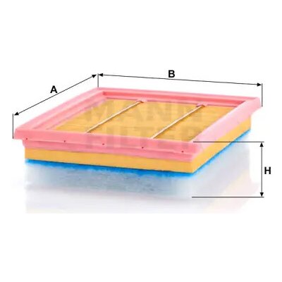 MANN FILTER Vzduchový filtr C 22 007 – Hledejceny.cz