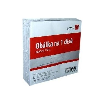 COVER IT obálka papírová s klipem 10ks Obal na CD, DVD, obálka papírová, s klipem, bílý, 10ks 12813 – Zboží Mobilmania