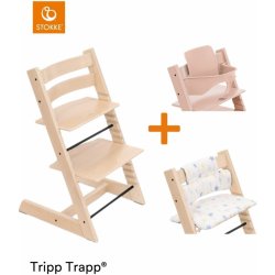 Stokke Set Tripp Trapp Natural + Polstrování + Baby set